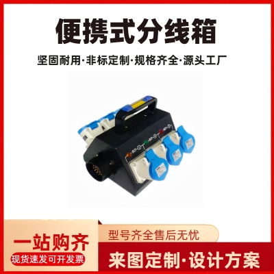 Portable simple power distribution box